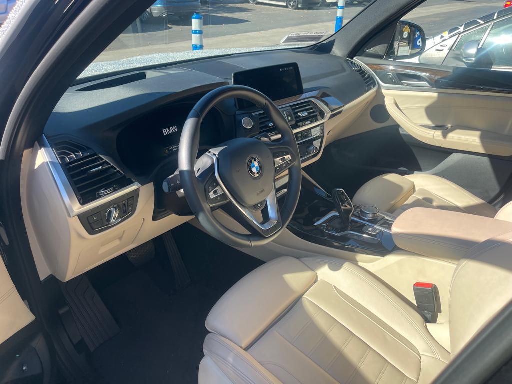 Interior of BMW X3 crystal car – premium comfort meets glamorous design