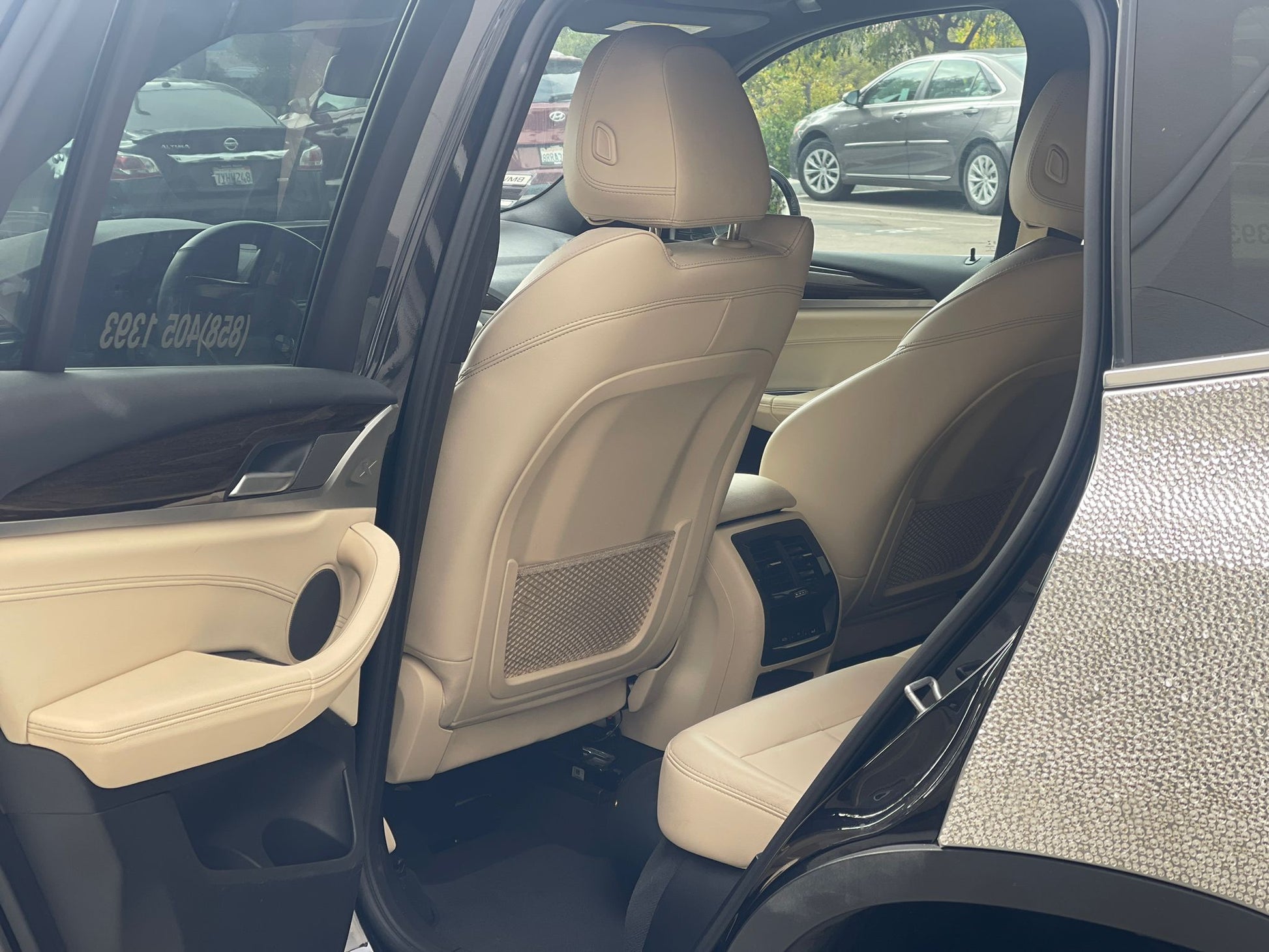 Interior of BMW X3 crystal car – premium comfort meets glamorous design
