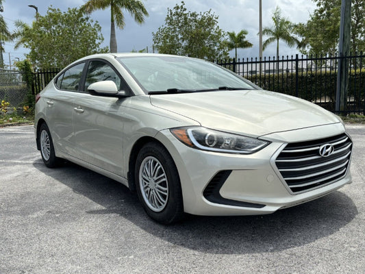 2018 Hyundai Elantra beige exterior parked in San Diego
