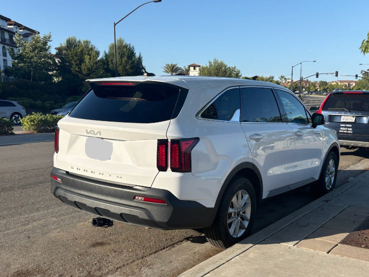 Rear view of 2022 Kia Sorento showing cargo space